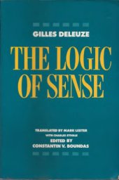 book The Logic of Sense