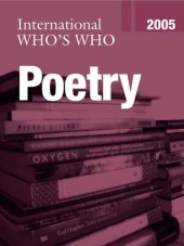 book International Who's Who in Poetry 2005