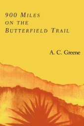 book 900 Miles on the Butterfield Trail