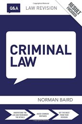 book Q&A Criminal Law