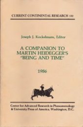 book A Companion to Martin Heidegger's "Being and time"