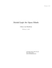 book Modal Logic for Open Minds