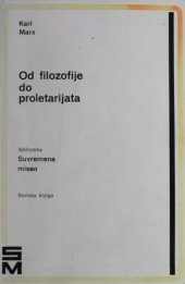 book Od filozofije do proletarijata - Izabrani tekstovi 1838-1843