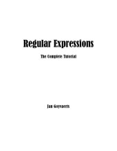 book Regular Expressions: The Complete Tutorial