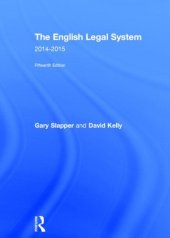 book The English Legal System: 2014-2015