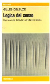 book Logica del senso