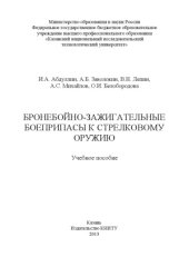 book Бронебойно-зажигательные боеприпасы к стрелковому оружию. Учебное пособие.