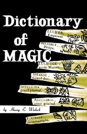 book Dictionary of Magic