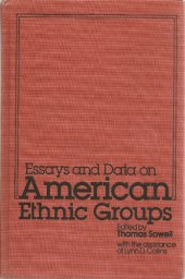 book Essays and data on American ethnic groups