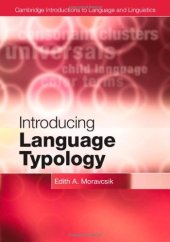 book Introducing Language Typology