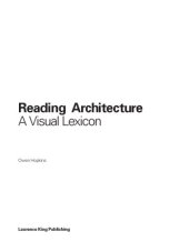 book Reading Architecture  A Visual Lexicon