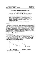 book A catenary element for the analysis of cable structures