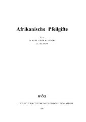 book Afrikanische Pfeilgifte
