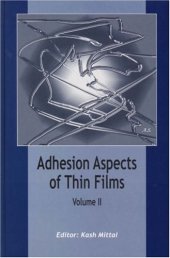 book Adhesion Aspects Of Thin Films
