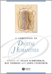 book A companion to digital humanities