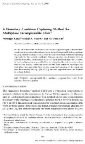 book A Boundary Condition Capturing Method for Multiphase Incompressible Flow