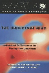 book The Uncertain Mind: Individual Differences in Facing the Unknown