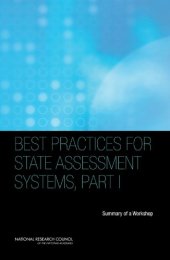 book Best Practices for State Assessment Systems Part I: Summary of a Workshop