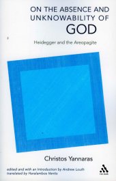 book On the Absence and Unknowability of God: Heidegger and the Areopagite