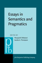 book Essays in Semantics and Pragmatics: In honor of Charles J. Fillmore