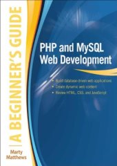 book PHP and MySQL Web Development  A Beginner’s Guide