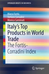 book Italy’s Top Products in World Trade: The Fortis-Corradini Index