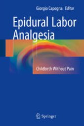 book Epidural Labor Analgesia: Childbirth Without Pain