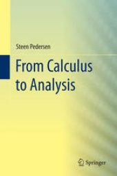 book From Calculus to Analysis