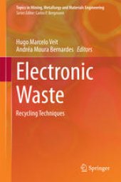 book Electronic Waste: Recycling Techniques