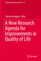 book A New Research Agenda for Improvements in Quality of Life