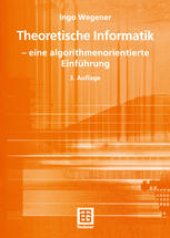 book Theoretische Informatik: — eine algorithmenorientierte Einführung