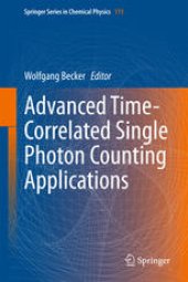 book Advanced Time-Correlated Single Photon Counting Applications