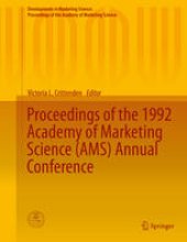 book Proceedings of the 1992 Academy of Marketing Science (AMS) Annual Conference