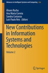 book New Contributions in Information Systems and Technologies: Volume 2