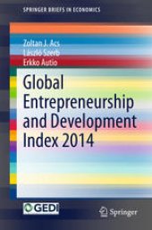 book Global Entrepreneurship and Development Index 2014