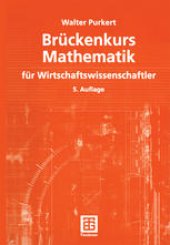 book Brückenkurs Mathematik für Wirtschaftswissenschaftler