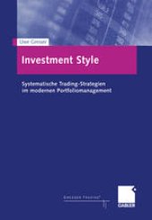 book Investment Style: Systematische Trading-Strategien im modernen Portfoliomanagement