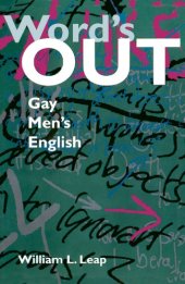 book Word's Out: Gay Men's English