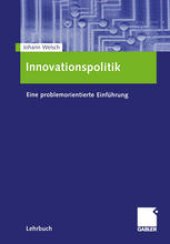 book Innovationspolitik: Eine problemorientierte Einführung