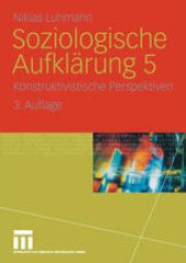 book Soziologische Aufklärung 5: Konstruktivistische Perspektiven