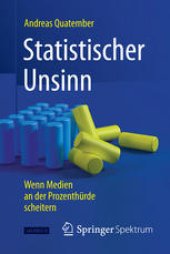 book Statistischer Unsinn: Wenn Medien an der Prozenthürde scheitern