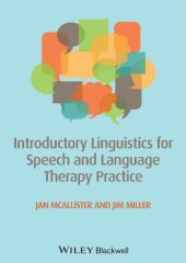 book Introductory Linguistics for Speech and Language Therapy Practice