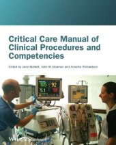 book Critical Care Manual of Clinical Procedures and Competencies