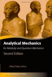 book Analytical Mechanics for Relativity and Quantum Mechanics