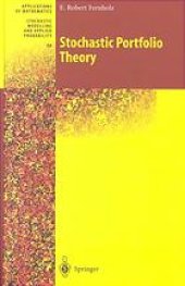 book Stochastic portfolio theory