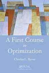 book A first course in optimization