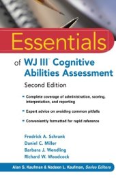 book Essentials of WJ III Cognitive Abilities Assessment