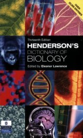 book Henderson's Dictionary Of Biology