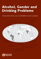 book Alcohol, gender, and drinking problems : perspectives from low and middle income countries