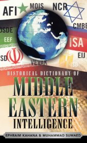 book Historical Dictionary of Middle Eastern Intelligence